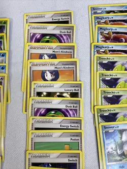 Pokemon 2008 Trading Cards Lot Of 50: Trainer, Energy, Supporter - Image 4