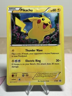 Pikachu Collector Chest XY89 BLACK STAR Promo Holo Rare POKEMON CARD HP - Image 1