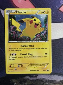 Pikachu Collector Chest XY89 BLACK STAR Promo Holo Rare POKEMON CARD HP - Image 2