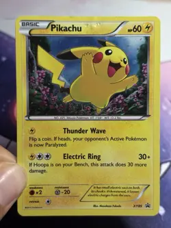 Pikachu Collector Chest XY89 BLACK STAR Promo Holo Rare POKEMON CARD HP - Image 3