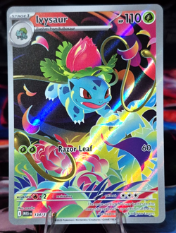 Ivysaur 134/132 Illustration Rare Mega Evolution Pokemon Card English NM/M - Image 1