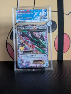 Ace 10 M Rayquaza EX Celebrations Card 76/108 Pokemon TCG - Image 1