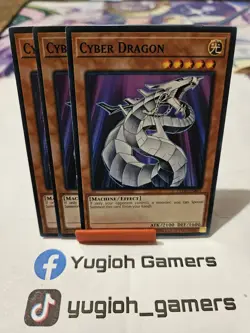 Yu-Gi-Oh Cyber Dragon X3 Different Sets Common Light Played - Image 1