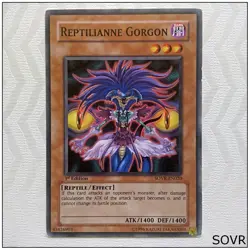 Reptilianne Gorgon - SOVR-EN020 - Common 1st Edition Yugioh - Image 1