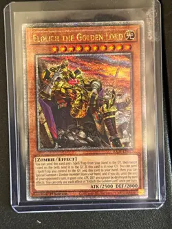 Yu-Gi-Oh! Eldlich the Golden Lord RA01-EN019 Quarter Century Secret Rare - Image 1