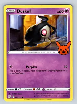 Pokemon TCG Halloween Trick Or Trade Duskull Card 60HP 060/172 - Image 1