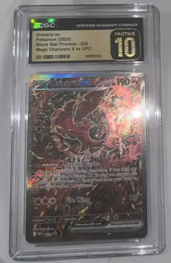 Oricorio ex 2025 Pokemon Black Star Promos 024 CGC PRISTINE 10 - Image 1