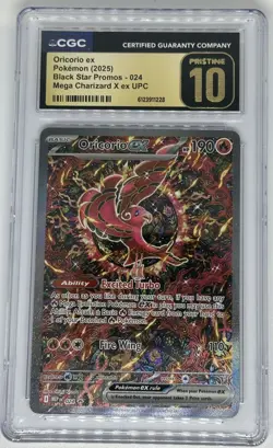 Oricorio ex 2025 Pokemon Black Star Promos CGC Pristine 10 #024 - Image 1