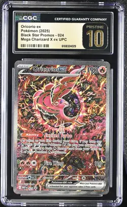 Oricorio ex 2025 Pokemon Black Star Promos CGC 10 #024 - Image 1