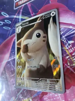 Pokemon TCG Card Furret Holo Illustration Rare SV09 Journey Together 168/159 - Image 2