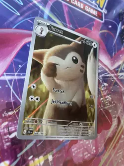 Pokemon TCG Card Furret Holo Illustration Rare SV09 Journey Together 168/159 - Image 3