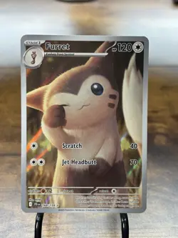 Furret 168/159 Sv09 Journey Together Illustration Rare Holo The Pokemon Company - Image 1