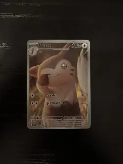 Pokemon Furret 168/159 Sv09: Journey Together Full Art Illustration Rare Holo - Image 1