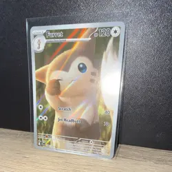 Pokemon TCG Furret 168/159 SV09 Journey Together Illustration Rare Holo EN - Image 2