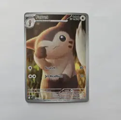 Pokemon Furret 168/159 Sv09: Journey Together Illustration Rare Full Art Holo - Image 1