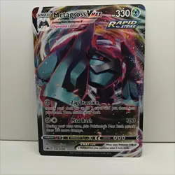 Metagross VMAX 113/198 Holo VMAX Rare Chilling Reign Pokemon Near Mint - Image 1