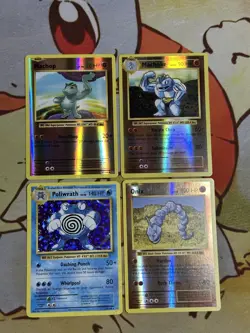XY Evolutions 2016 Holo Machoke 58/108 Machop Onix Poliwrath Pokemon Card Lot - Image 1