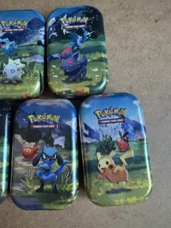 6 x Pokemon TCG Tin EMPTY - Image 4