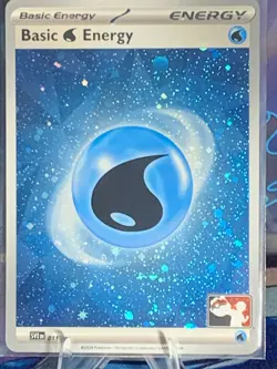 POKEMON TCG - WATER ENERGY 011 - COSMO RARE - PLAY! STAMPED PRIZE PACK SERIES 7 - Image 1