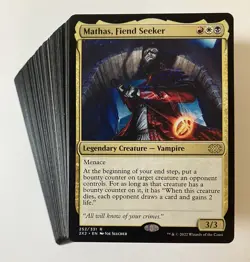 MTG Magic The Gathering Mathas, Fiend Seeker 🩸 Budget 100 Card Commander Deck - Image 1