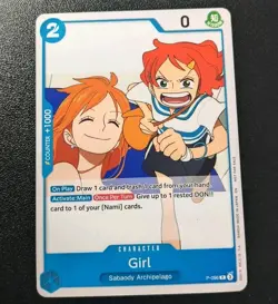 One Piece CCG Girl Release Event Participation Card P-096 NM - Image 1