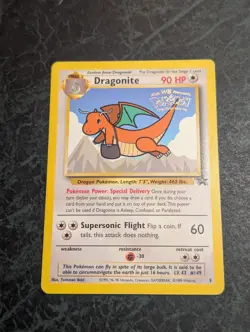 1999 Pokemon TCG Dragonite Black Star Promo Card #5 LP WOTC Vintage!!!!!!!!!!!!! - Image 1