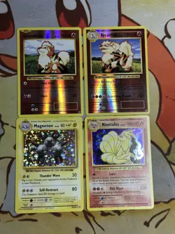 XY Evolutions 2016 Holo Arcanine 18/108 Ninetales Magneton Pokemon Card Lot - Image 1