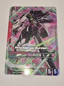 Gundam Card Game Steel Requiem Providence Gundam GD03-033 LR+ - Image 1