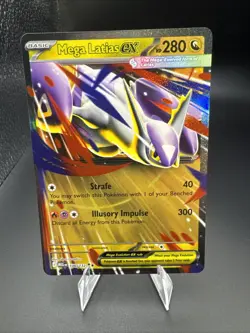 Mega Latias EX 100/132 Ultra Rare Holo Pokemon TCG Card NM Mega Evolution A-615 - Image 1