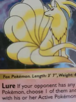 1999 Pokemon Base Set Ninetales 12/102 Holo Rare TCG Card LV.32 #38 80 HP - HP - Image 5