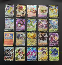 Pokemon Card Lot 20 V VMAX EX Full Art Trainer Ultra Rare Cards - Image 1