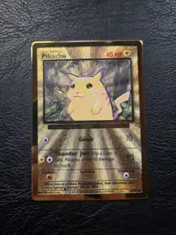Pokemon Gold Metal Pikachu Card 58/102 - Celebrations Ultra Premium Collection - Image 2