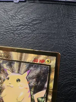 Pokemon Gold Metal Pikachu Card 58/102 - Celebrations Ultra Premium Collection - Image 3
