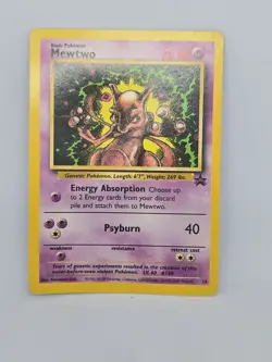 Pokemon TCG Mewtwo Promo #14 Regular Promo Card Wotc Era - Image 1