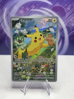 Pokemon Pikachu 088 Scarlet & Violet Black Star Promo Card Near Mint Condition - Image 1