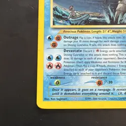 Pokemon TCG Shining Gyarados 65/64 Neo Revelation Holo Secret Rare Swirl!! - Image 4