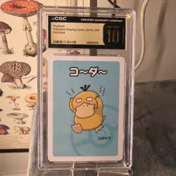 2019 Pokemon Japanese Playing Cards Old Maid Psyduck CGC 10 PRISTINE - Image 1
