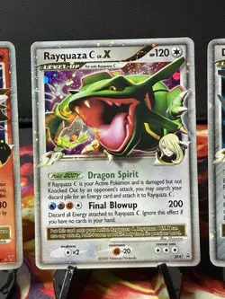 Pokemon Card Lot Lv.X - Rayquaza C DP47 - Dialga G 122/127 - Blaziken FB 142/147 - Image 5