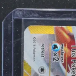 2016 POKEMON XY STEAM SIEGE #115/114 VOLCANION EX SECRET RARE - Image 3