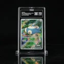 Snorlax Scarlet & Violet 151 Black Star Promo #051 Pokemon Card TAG 10 Gem Mint - Image 1