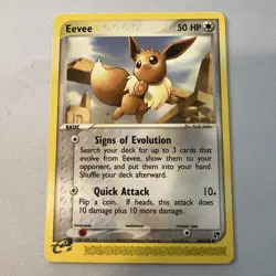 Pokemon Eevee TCG Card 63/100 Sandstorm Regular Non-Holo Lp - Image 1