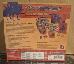Pokemon Sword & Shield Base Zacian Red Elite Trainer Box ETB New And Sealed - Image 2