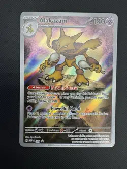 Pokemon TCG Alakazam 009 Me: Mega Evolution Promo Holo Stage 2 HP 140 English - Image 1