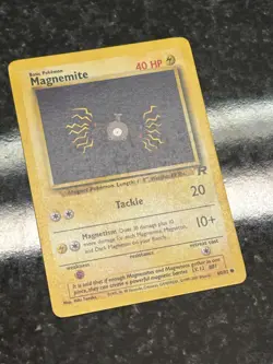 Magnemite 60/82 Team Rocket Regular Common LP Vintage Pokemon Card 2000 - Image 2