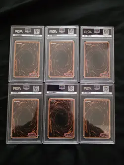 PSA YU-GI-OH! Card Lot Of 6 Graded Cards - RA03-EN - Platinum Secret Rare PSA 8 - Image 2