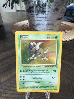 Pokemon TCG Pinsir Jungle 9/64 Holo Unlimited Holo Rare - Image 2
