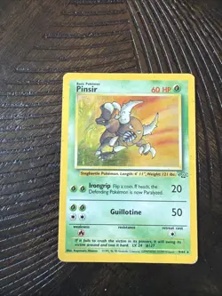 Pokemon TCG Pinsir Jungle 9/64 Holo Unlimited Holo Rare - Image 3