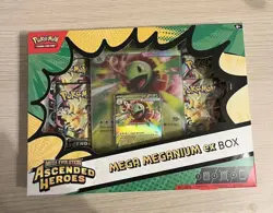 Pokemon TCG Mega Meganium ex Box Ascended Heroes Sealed 4 Packs Promo 🔥 - Image 1
