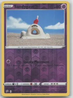 Sandygast 081/192 Rebel Clash Reverse Holo Common Pokemon HP - Image 1