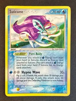 Suicune 030 2005 Black Star Promo Pokemon Card Cosmos Holo Rare Exclusive - Mp - Image 1